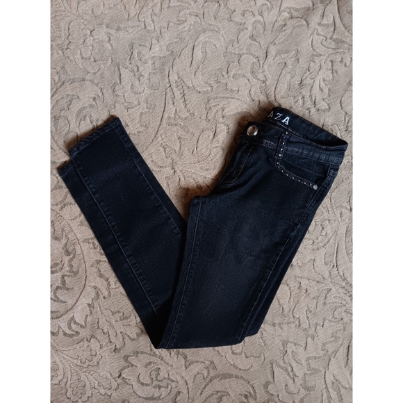 Saza Jeans Dark Wash Skinny Jeans - Picture 3 of 7